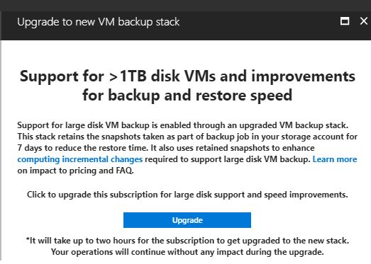 Support for 1TB disk VMs